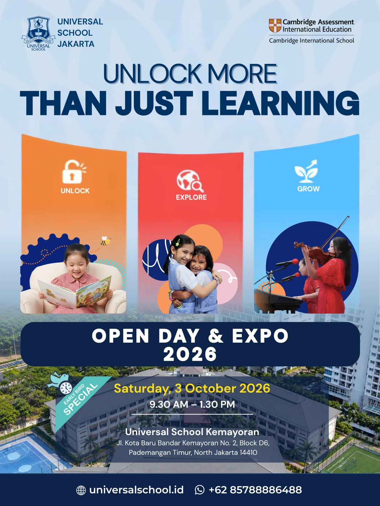 Join Universal School Open Day & Interactive Expo 2026